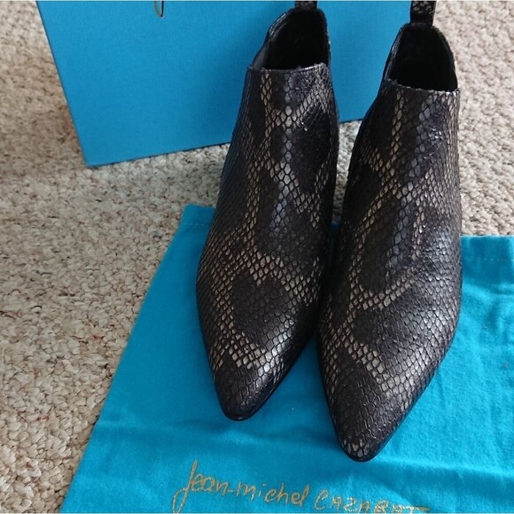 Jean Michel Cazabat snake chelsea Bootie size 10 - Picture 1 of 11